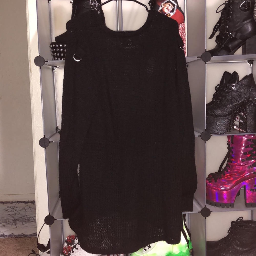 Black Killstar Knit Sweater!!